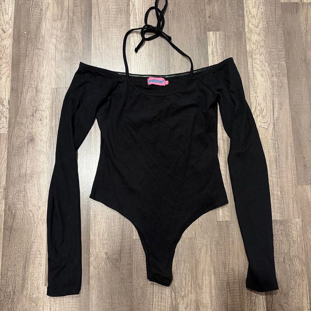 Edikted Black Off The Shoulder Bodysuit